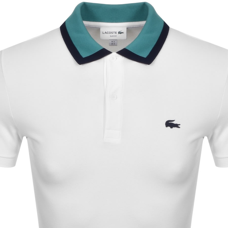 Alternative Image for ProductLacoste Short Sleeved Polo T Shirt White2